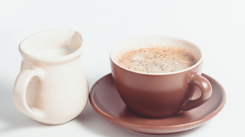 Les différents types de lait pour les boissons à base de café.